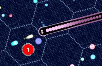 Consume Pellets in slitherio